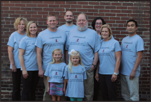 A family that uses IT services and donates to Computerease Cares in St. Louis, MO